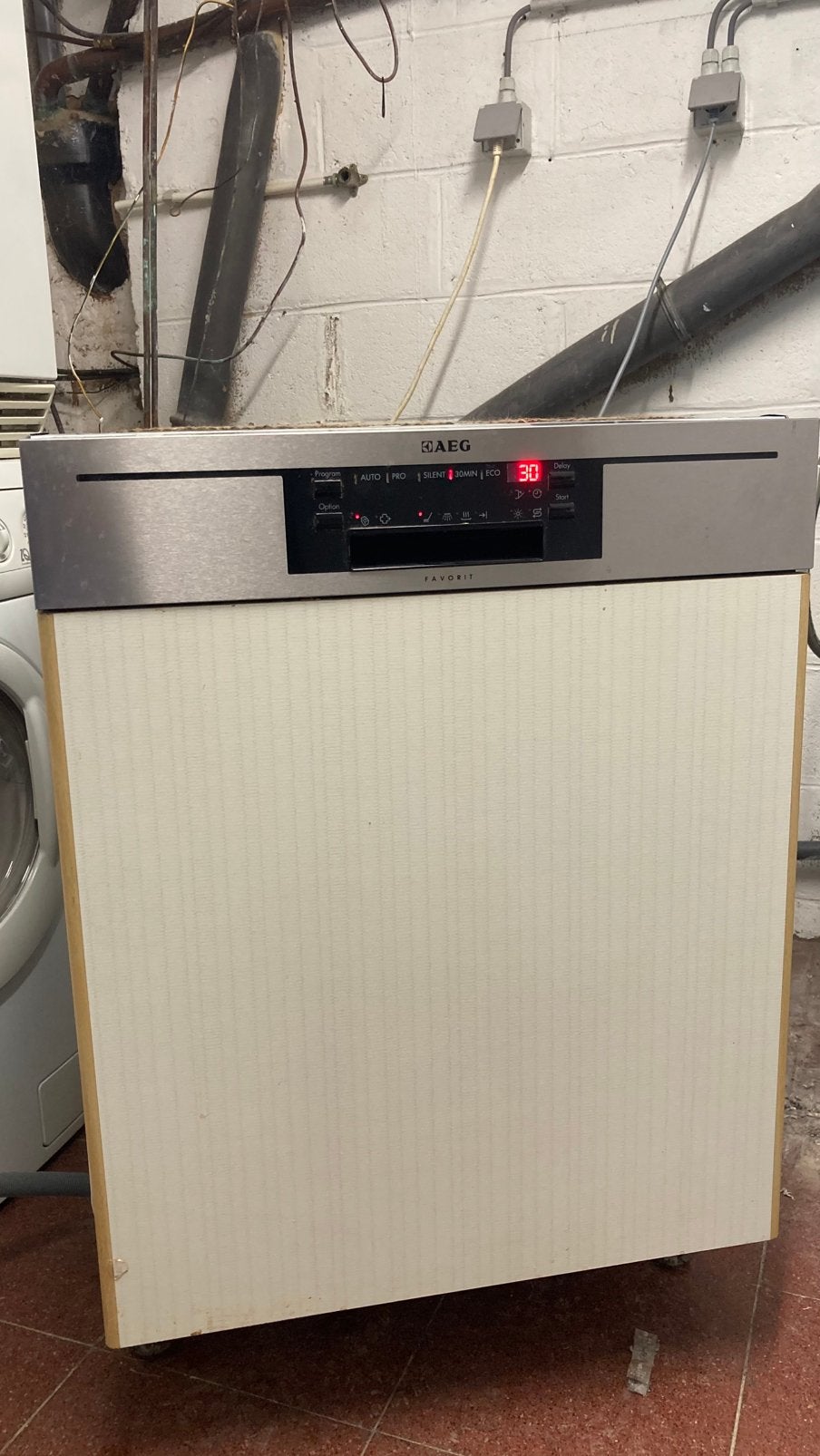 Lave vaisselle AEG, Electroménager, Lave-vaisselle, Enlèvement, Utilisé, Encastré