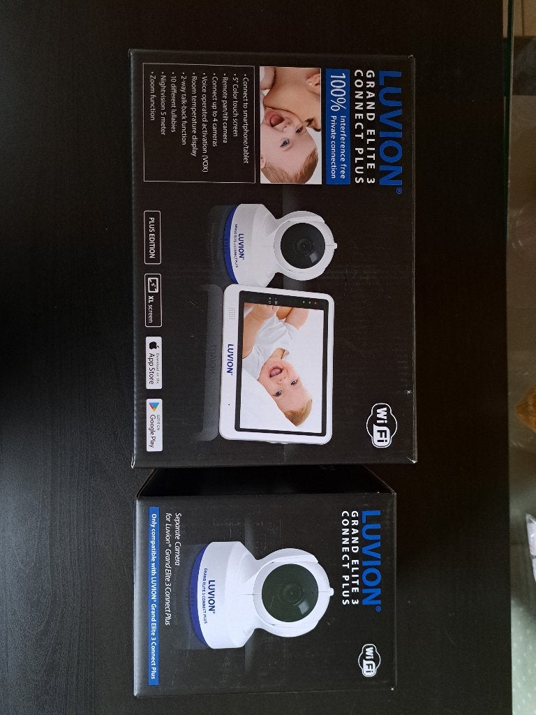 Luvion grand elite 3 plus met 2 camera's en Babysense 2, Kinderen en Baby's, Ophalen of Verzenden, Gebruikt, 250 meter of meer