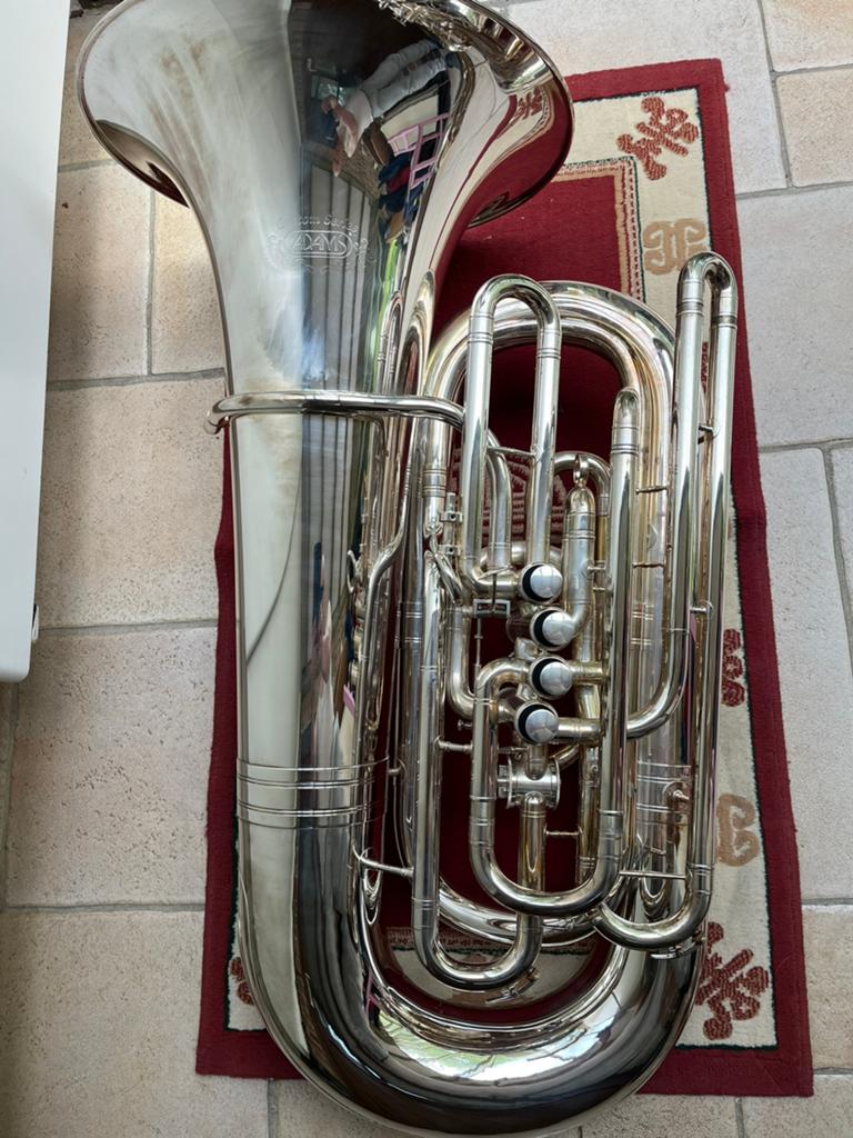 Bastuba Adams CC 4/4, Enlèvement, Comme neuf, Tuba en Do, Avec valise ou sac