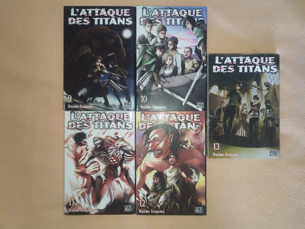 Lot Mangas SNK 9 à 13 (État Neuf), Livres, Série complète ou Série, Enlèvement, Neuf