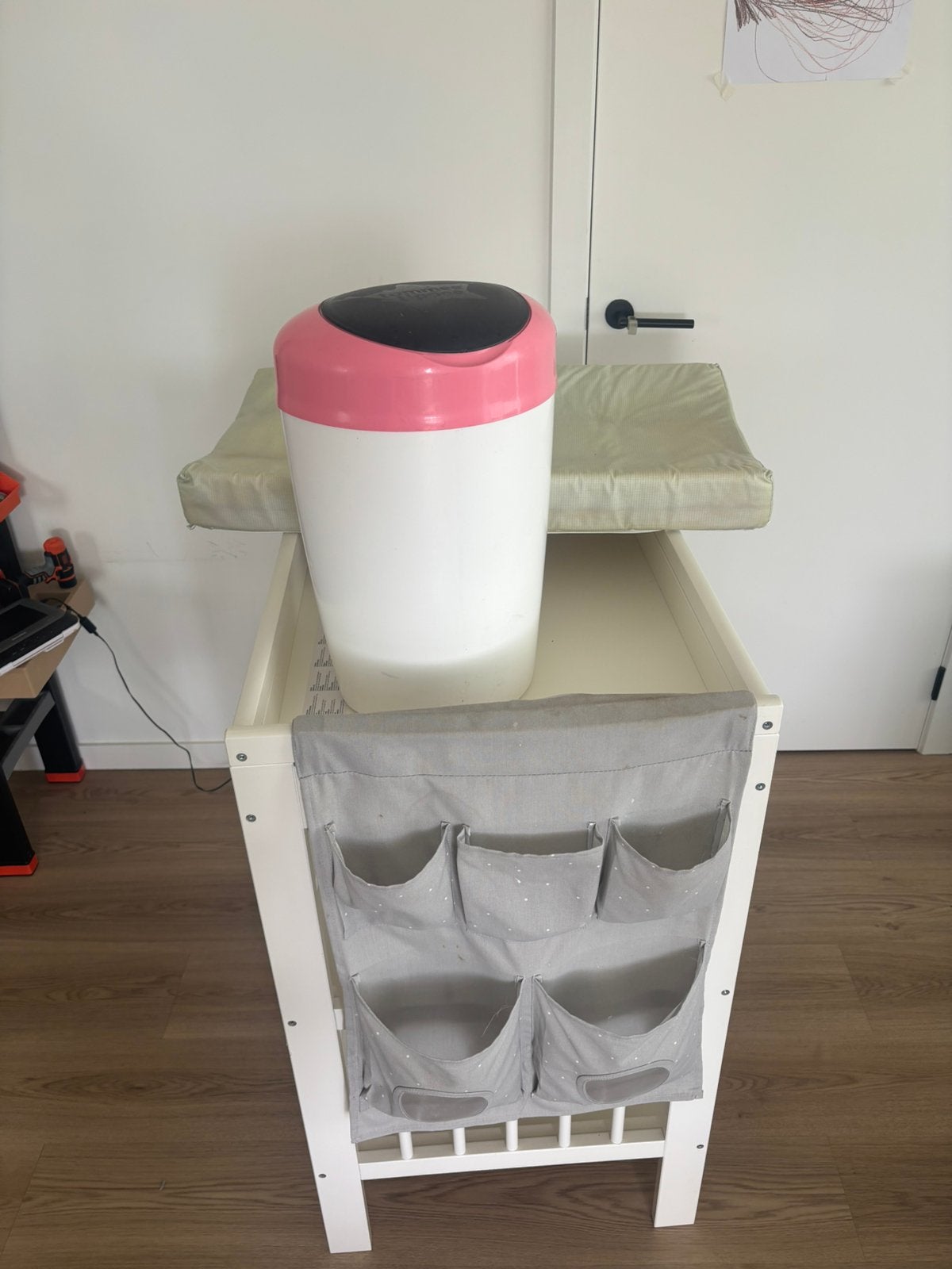 Verzorgingstafel Ikea Gulliver + kussen + Len + Tommy tippee, Kinderen en Baby's, Kinderkamer | Commodes en Kasten, Ophalen, 70 cm of meer