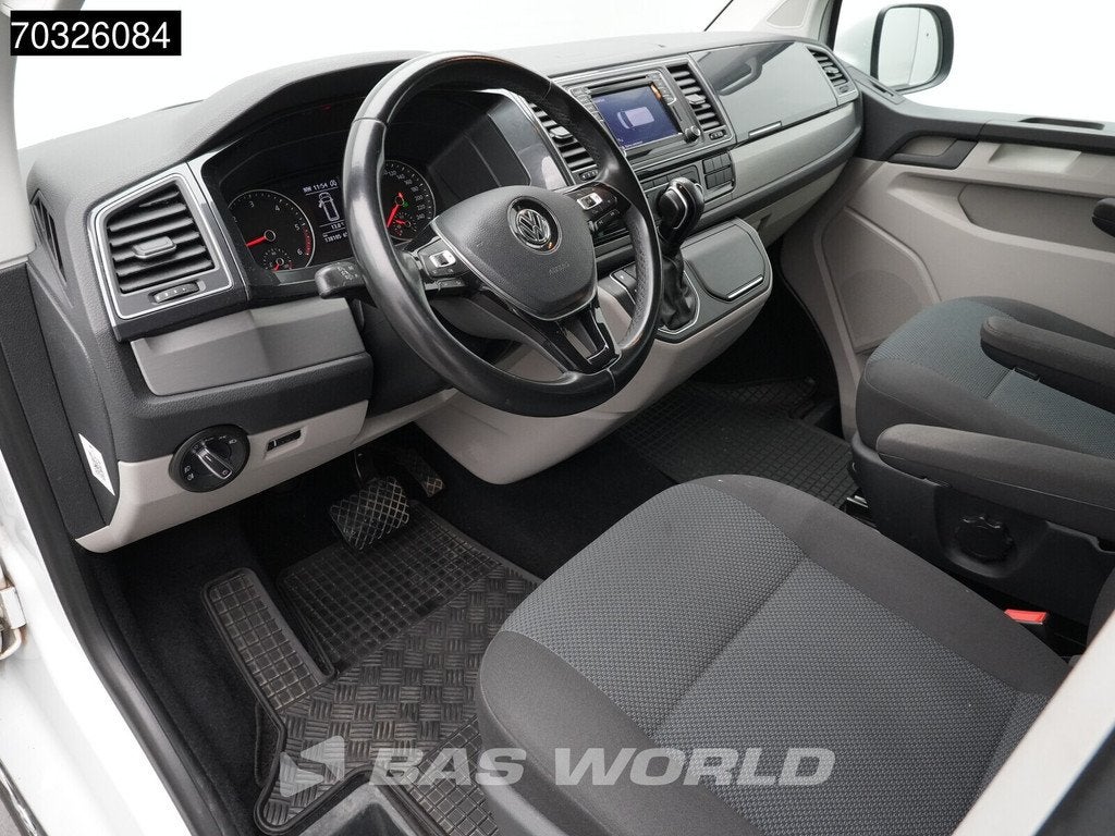 Volkswagen Transporter 205PK Dubbel Cabine Automaat 2x Schui, Auto's, Automaat, Multifunctioneel stuurwiel, Stof, Gebruikt