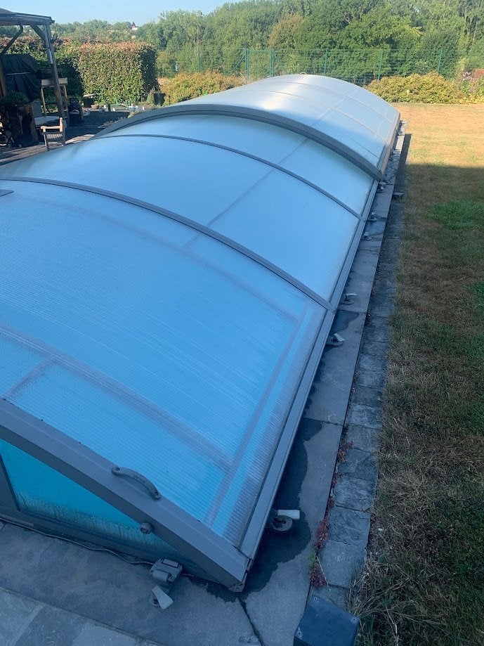 zwembad overkapping, Tuin en Terras, Ophalen, Gebruikt, Overige typen