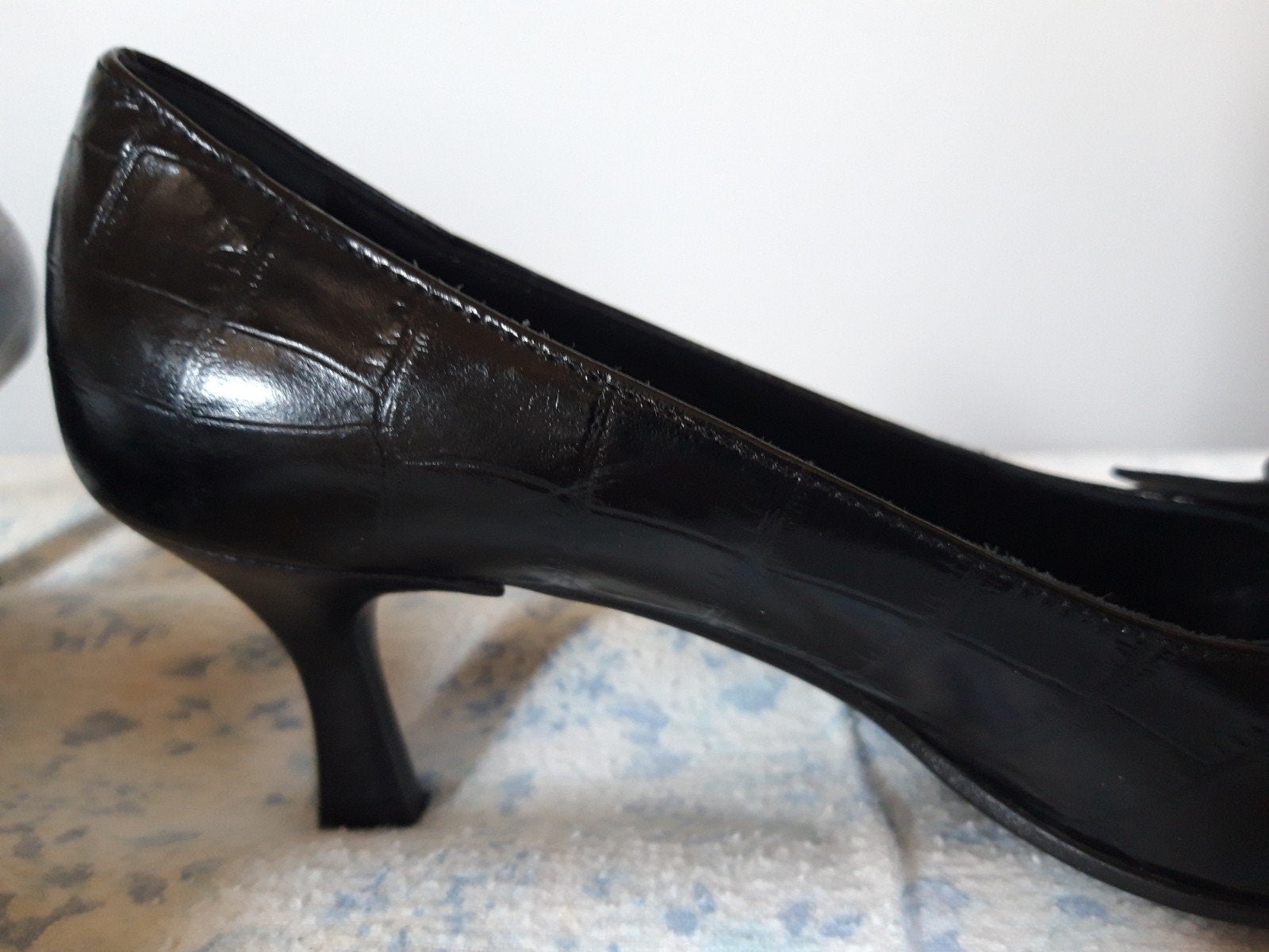 chaussures à talons bas Xandres noires pointure 36, Enlèvement ou Envoi, Noir