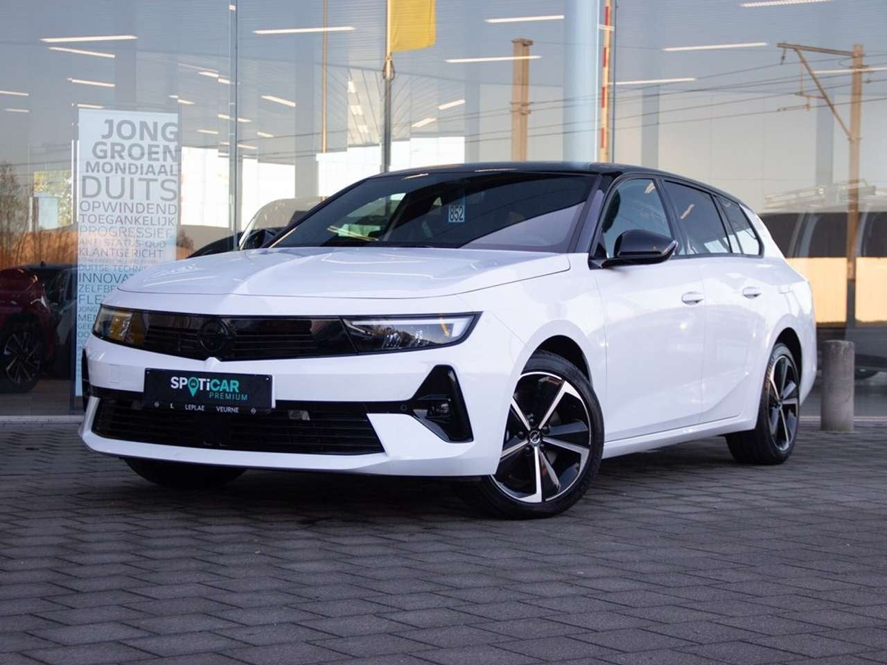 Opel Astra ST GS PLUG IN HYBRID 180PK, Auto's, Opel, 179 pk, Wit, Parkeersensor, Bedrijf