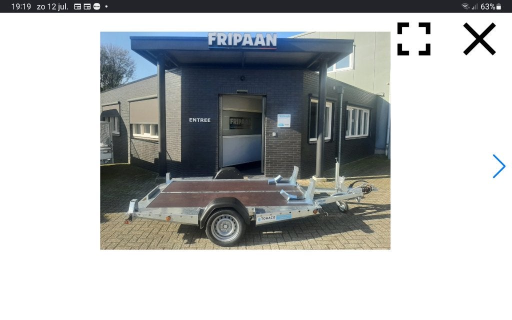 Tohaco motortrailer luchtgeveerd, Auto diversen, Ophalen, Gebruikt