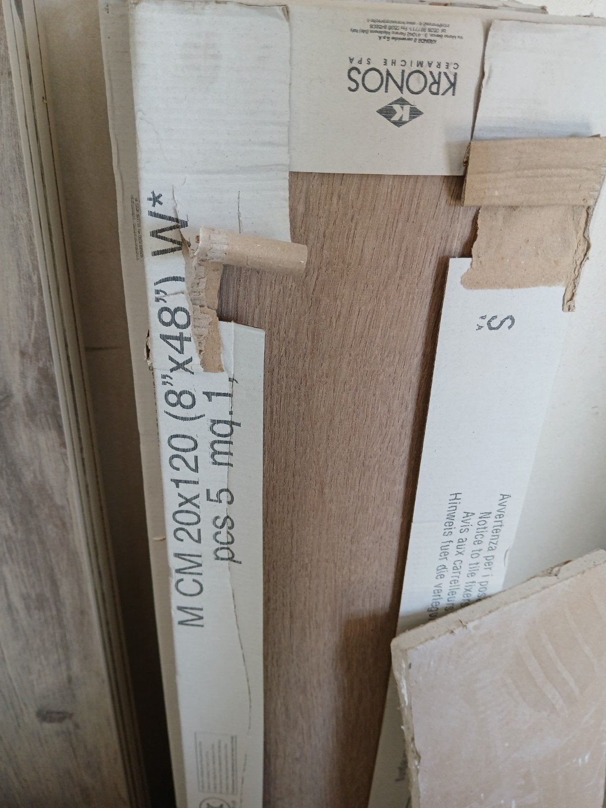 Keramische tegels kleur wood 135 op 20 cm 21 stuks, Enlèvement