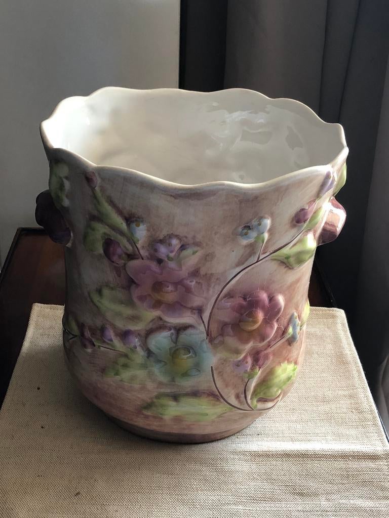 Très vieux pot de fleurs intact, Enlèvement ou Envoi, Comme neuf