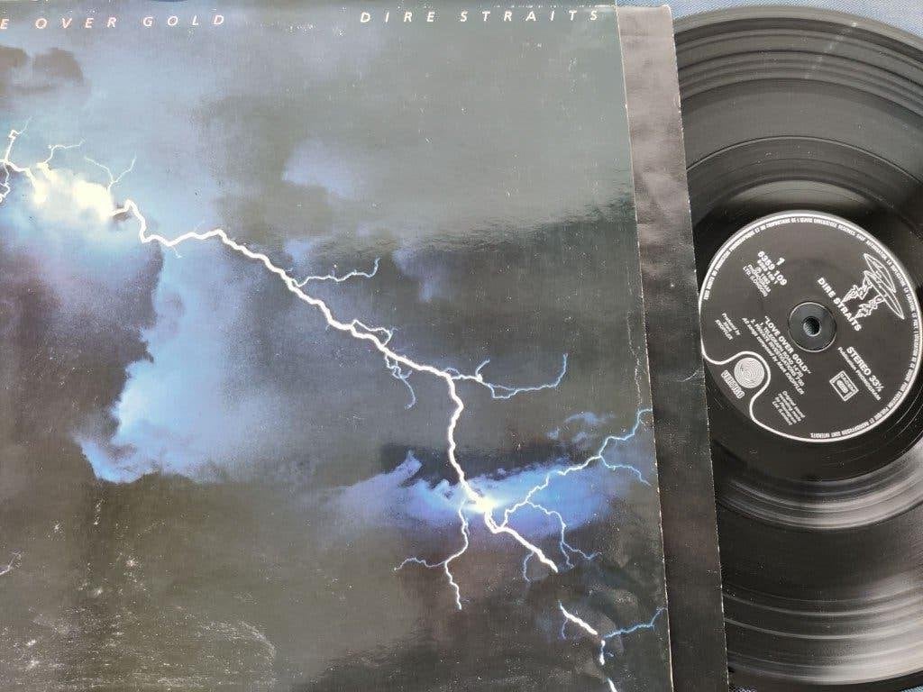 dire straits (love over gold, binnenhoes, vertigo,82,phonogr, Enlèvement ou Envoi, LP