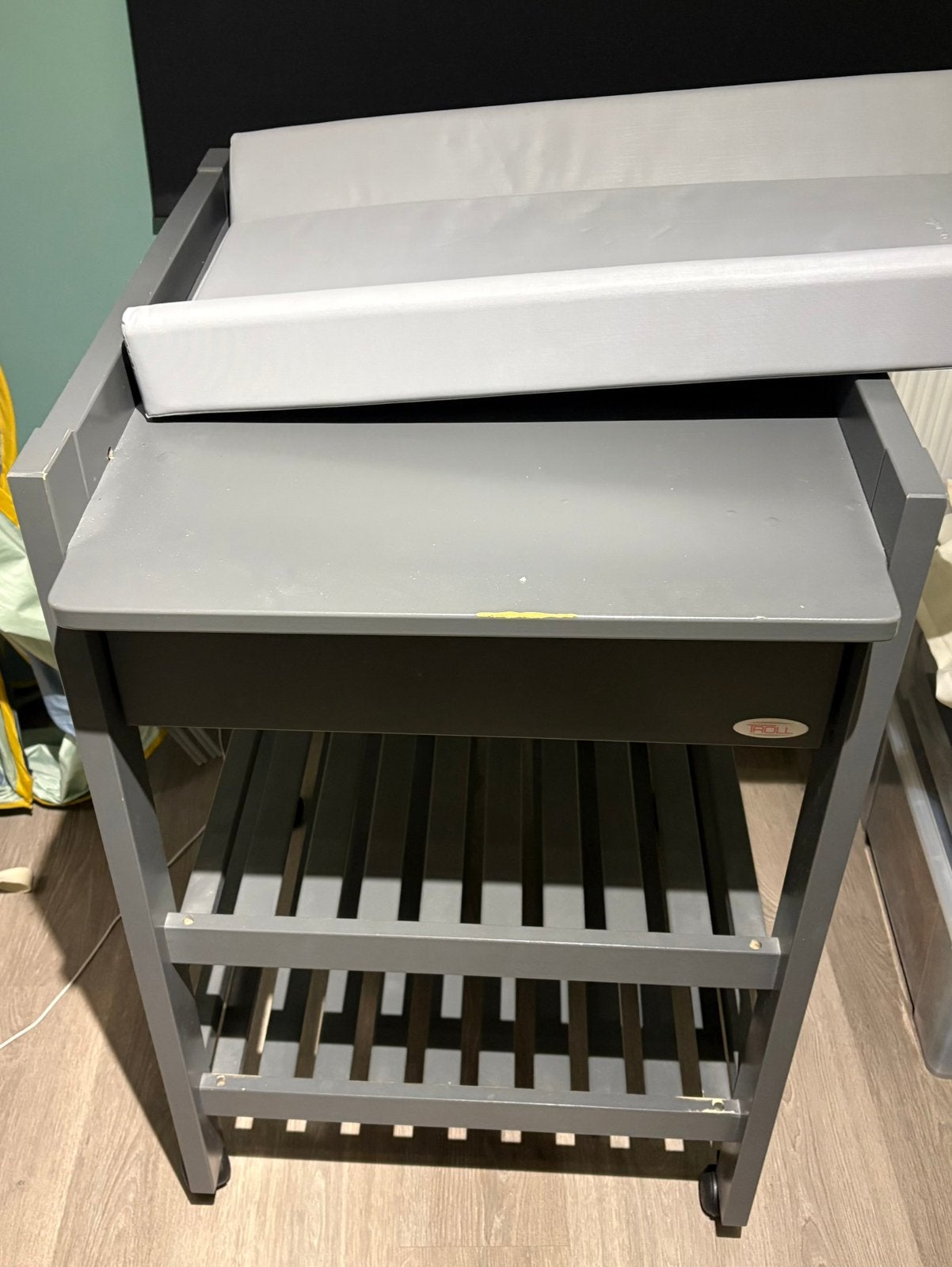 Verschoontafel merk Troll + kussen, Kinderen en Baby's, Gebruikt, Overige typen, Standaard, Ophalen
