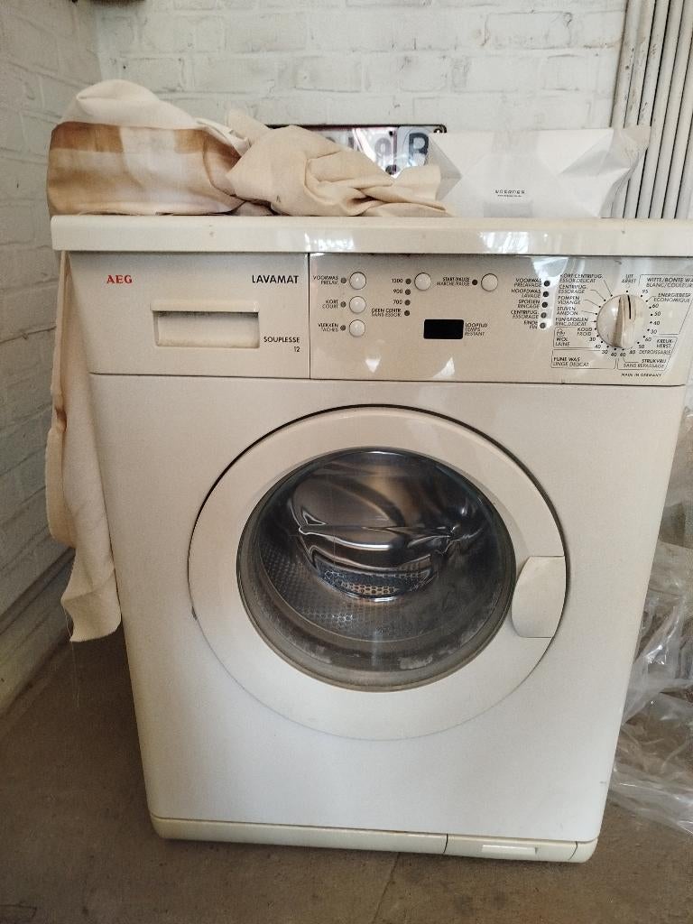 lave linge, Electroménager, 85 à 90 cm, 4 à 6 kg, Programme lavage à la main, Chargeur frontal