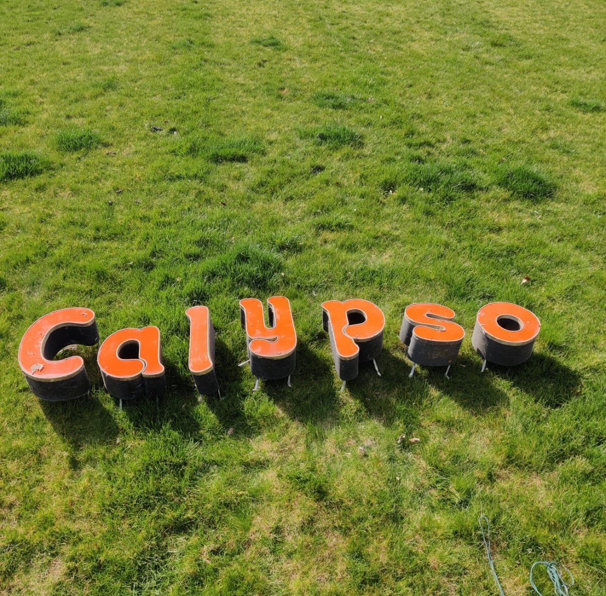 Retro lichtletters, Ophalen