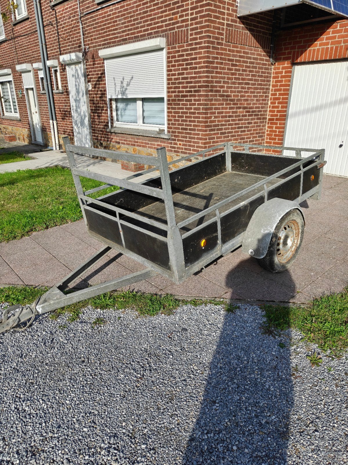 Vend remorque simple essieu 750 kg, Auto diversen, Ophalen, Gebruikt