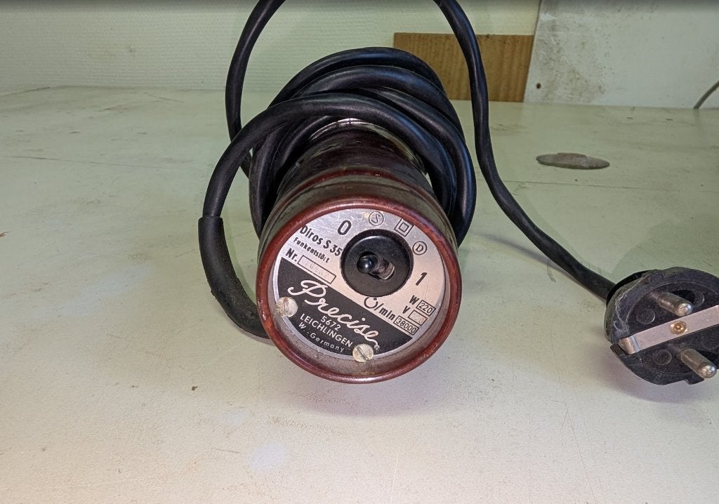 Diros S 35 spindel, Enlèvement