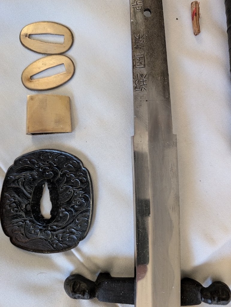 Katana voor Iaido en Tameshigiri – Shinken Trainingszwaard, Sports & Fitness, Sports de combat & Self-défense, Enlèvement, Utilisé