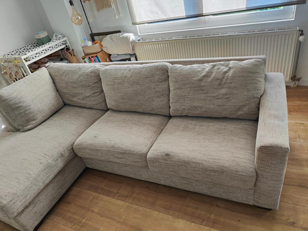 Hoekzetel met afwasbare kussens., Ophalen