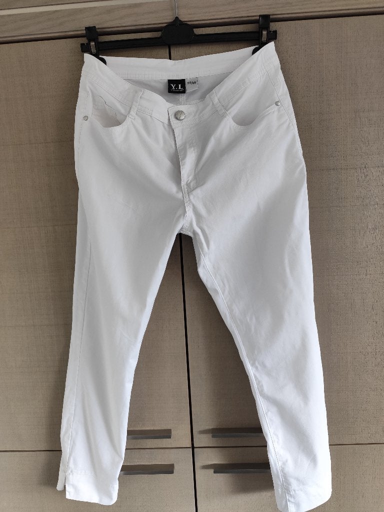 Nieuwe broek Y.L, maat 38, Maat 38/40 (M), Y.L, Wit, Nieuw