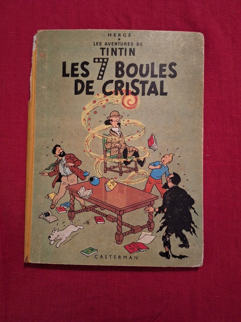 Tintin: les 7 boules de cristal (HC), Livres, Une BD, Enlèvement, Utilisé