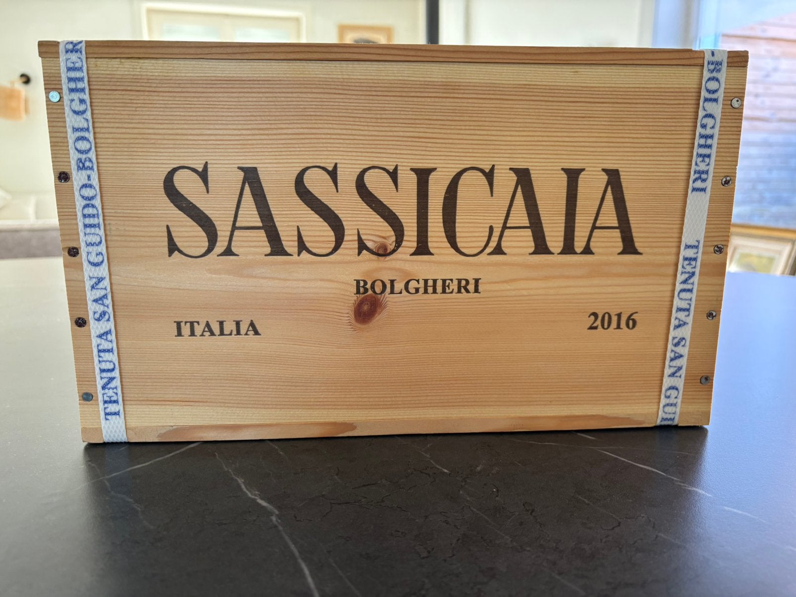 Sassicaia 2016  6x OWC, Enlèvement, Comme neuf