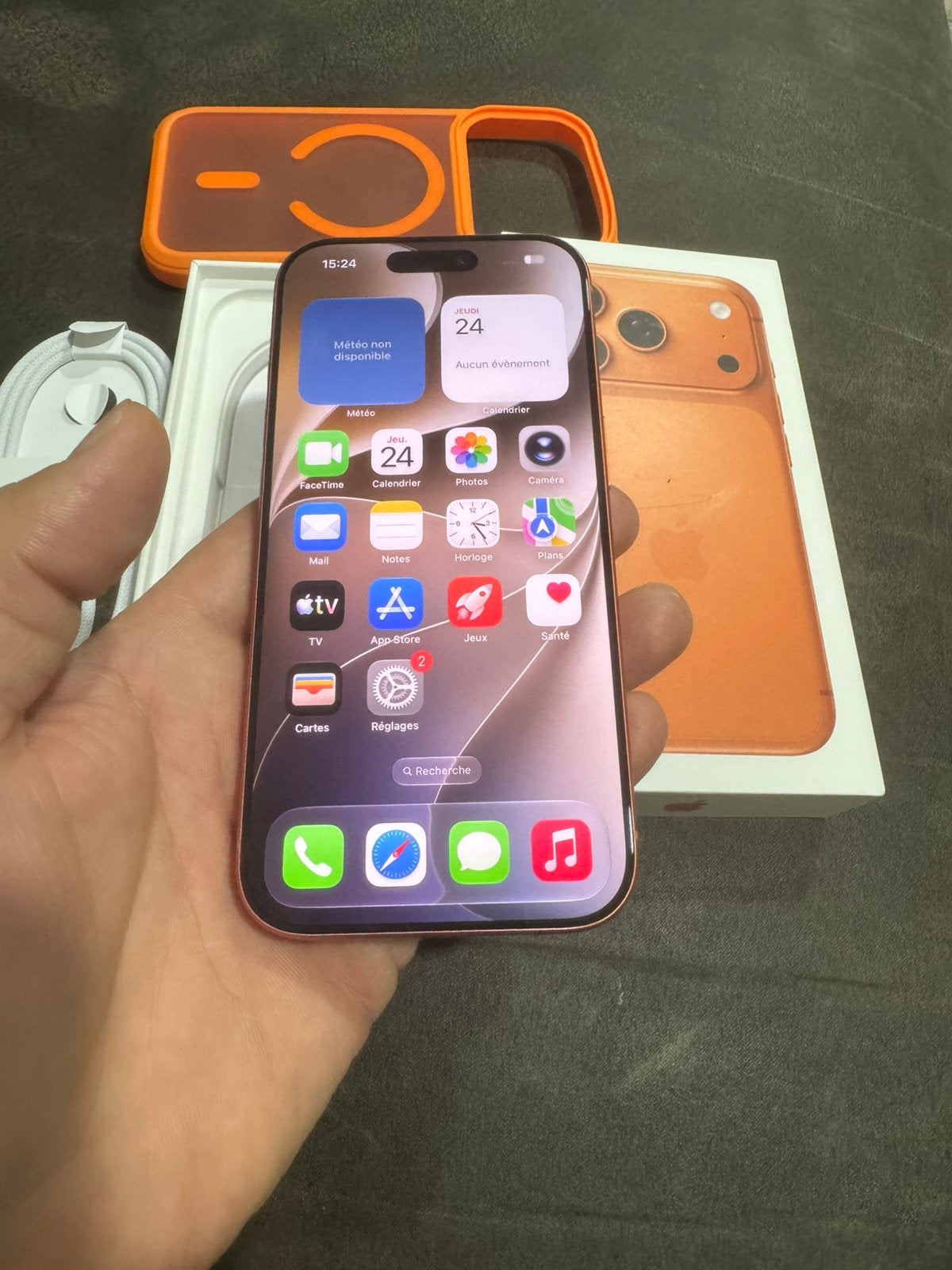 Iphone 17 pro 256gb comme neuf, Télécoms, Enlèvement, Comme neuf, 256 GB, IPhone 17 Pro