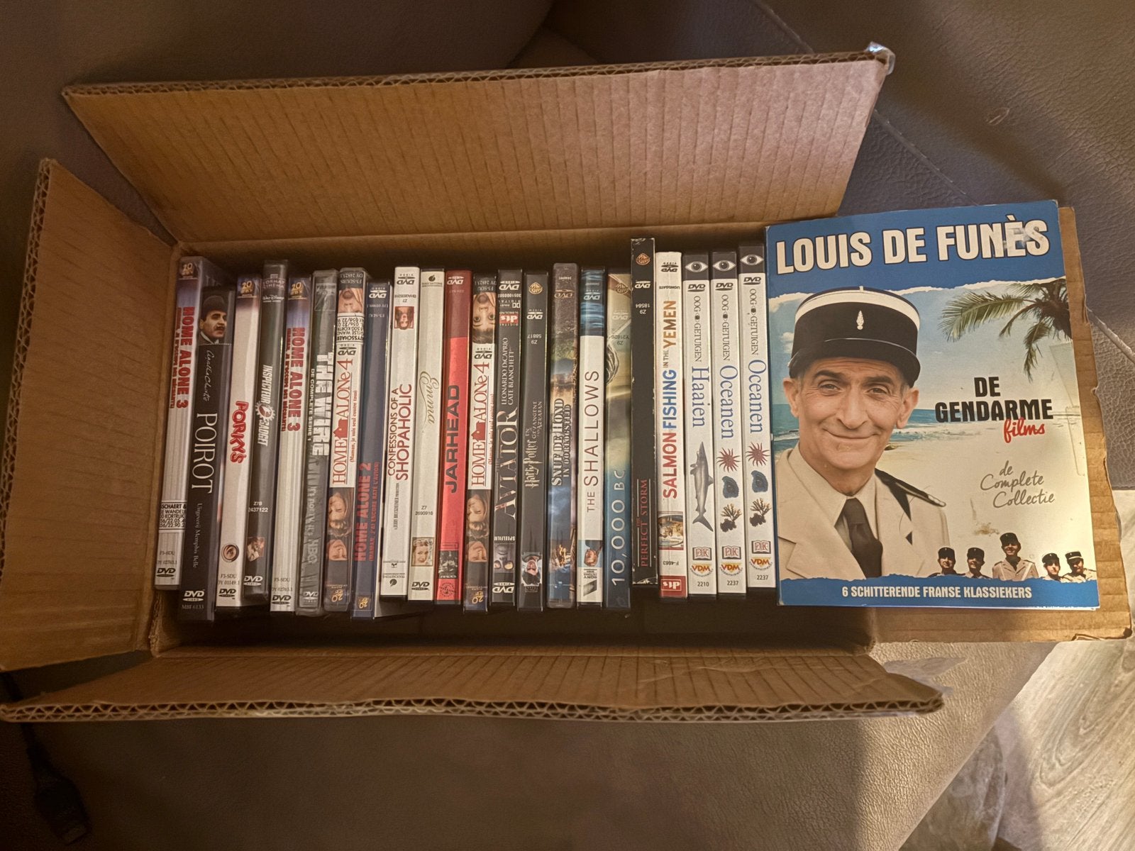 DVD lot 23 stuks incl. Louis de Funès gendarme collectie, Cd's en Dvd's, Dvd's | Overige Dvd's, Ophalen, Gebruikt