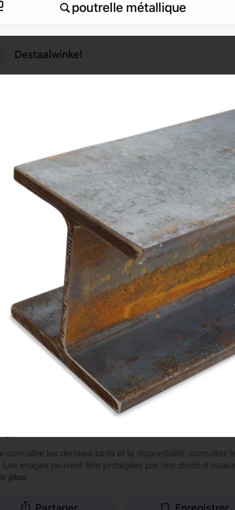 H-balk/radiator/houten balken voor frame, Doe-het-zelf en Bouw, Ophalen, Gebruikt