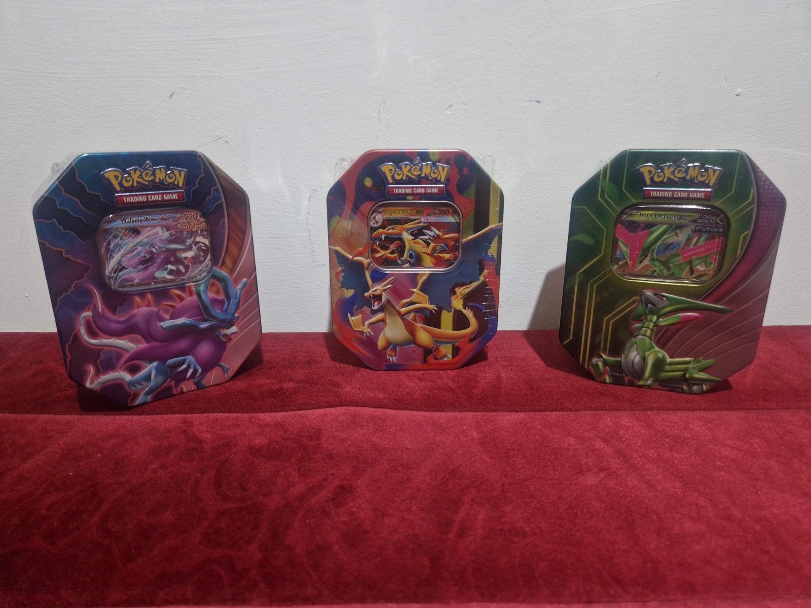 persoonlijke pokomen collectie te koop 3 tins voor maar €110, Ophalen