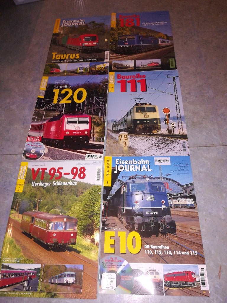 Set van 6 Eisenbahn Journals Journal „EXTRA” of naar keuze, Ophalen of Verzenden, Zo goed als nieuw, Boek, Tijdschrift of Catalogus
