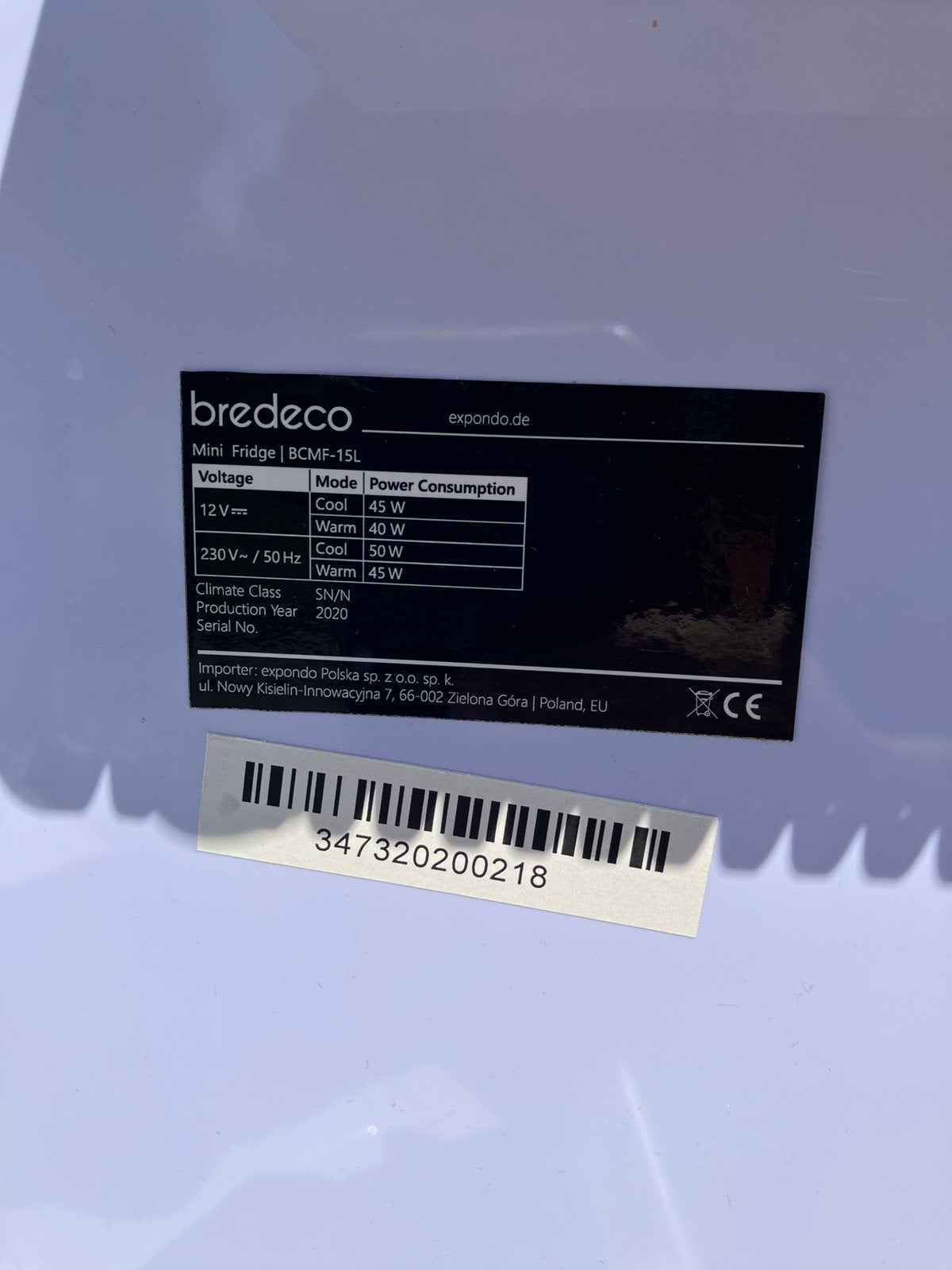 Bredeco Mini Koelkast / Warmhoudbox 15-20L – 230V & 12V, Ophalen of Verzenden, Zo goed als nieuw