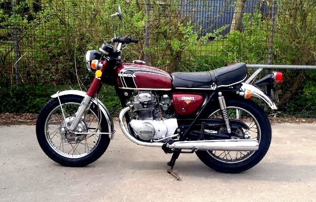 Originele Honda CB 250 K4 van 1972, blok opnieuw opgebouwd, Motoren, 250 cc, 2 cilinders, Gebruikt, Particulier