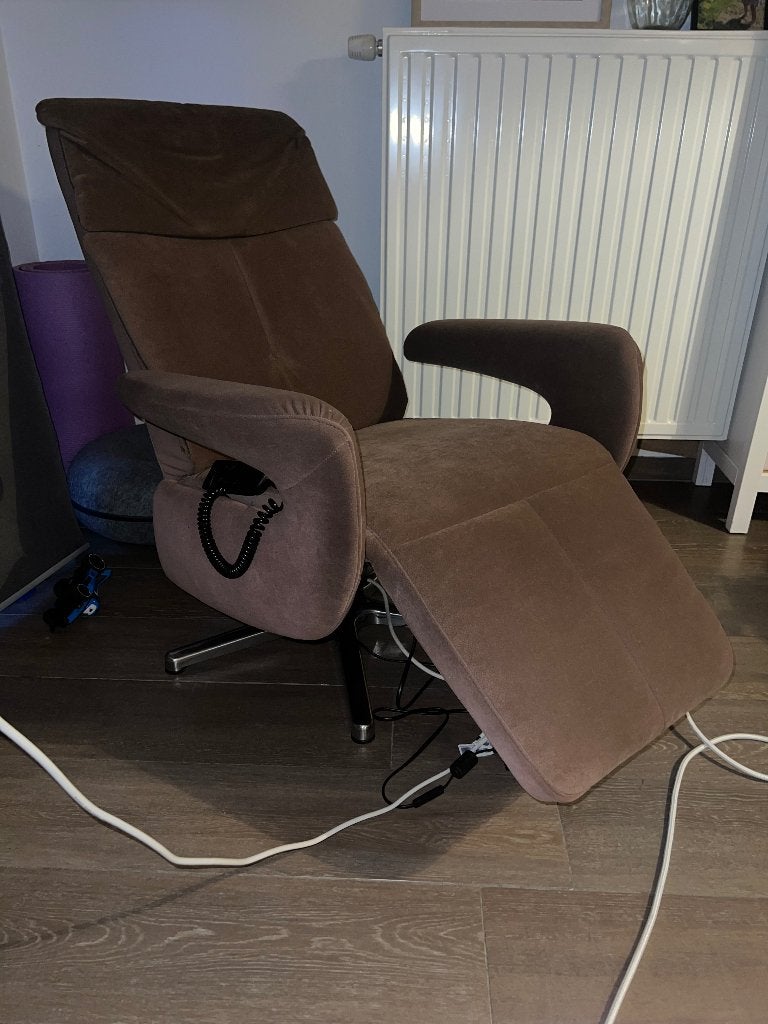 Relaxzetel / fauteuil (omvouwbare relaxzetel), Ophalen, Eenpersoons, 150 tot 200 cm, Zo goed als nieuw