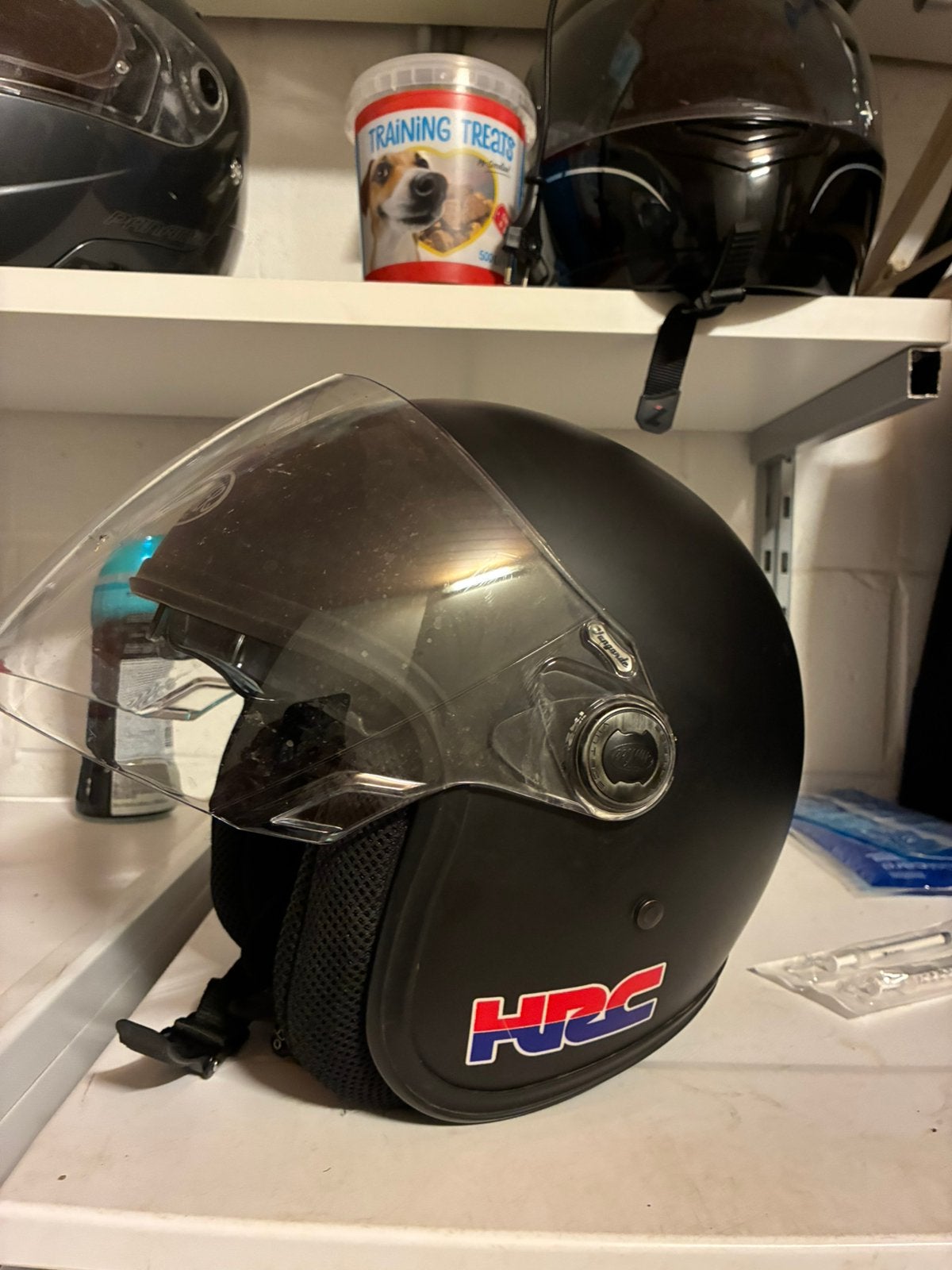 Premier vintage carbon, Motoren, M, Dames, Jethelm, Tweedehands
