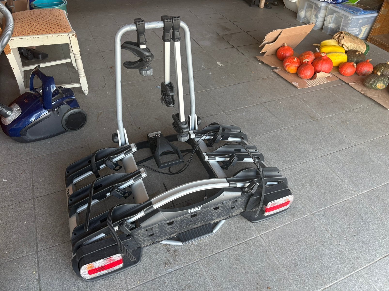 Thule Fietsendrager EW G2 EuroWay 923 3 fietsen, Autos : Divers, Support d'attelage, Pneus larges, 3 vélos ou plus, Enlèvement