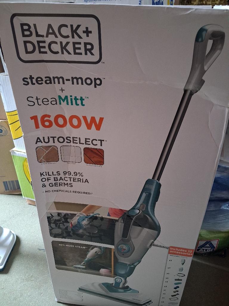 black en decker steamer, Elektronische apparatuur, Stoomapparaten, Zo goed als nieuw, Stoomreiniger, Ophalen of Verzenden