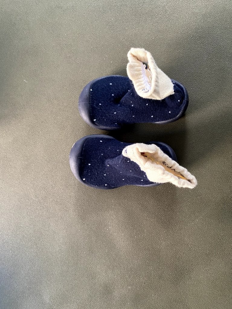 Navy sock/slipper shoes – Baby/Toddler 19, Ophalen, Jongen of Meisje, Schoenen, Nieuw