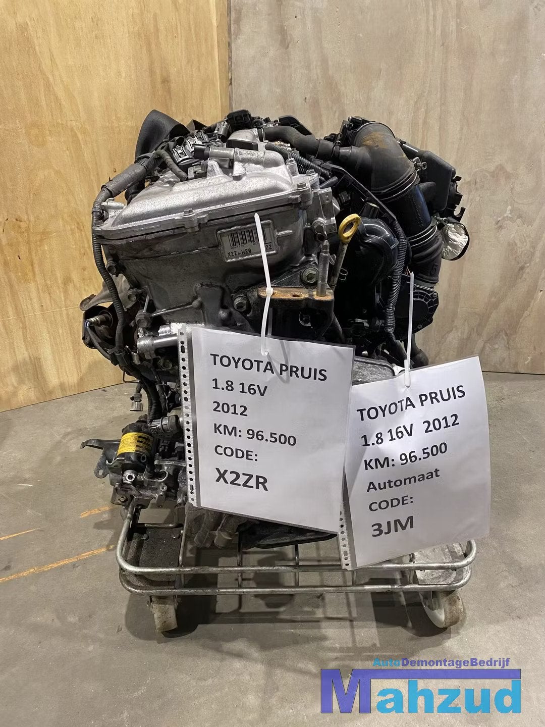 TOYOTA PRIUS (E18) 1.8 16V Motor motorblok X2ZR, Info@toyota.co.jp, Gebruikt, Toyota Motor Corporation, Toyota-Cho 1
471-8571  Toyota City