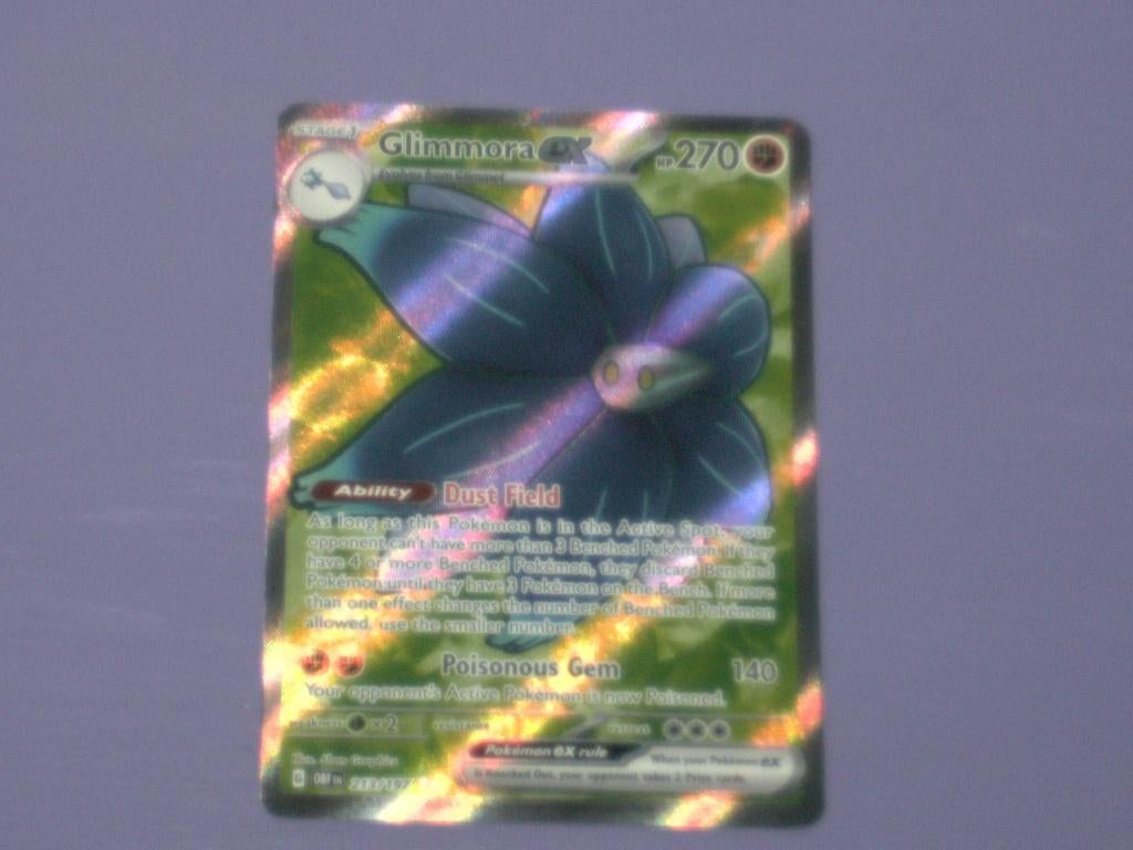 Blinkende pokémonkaart: glimmora ex., Enlèvement ou Envoi, Neuf, Cartes en vrac