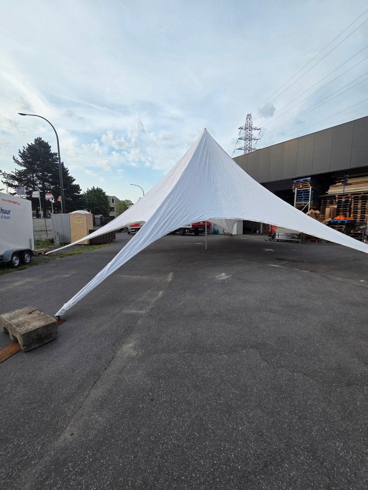 Stertent 16m met zijkanten, Tuin en Terras, Ophalen, Stertent