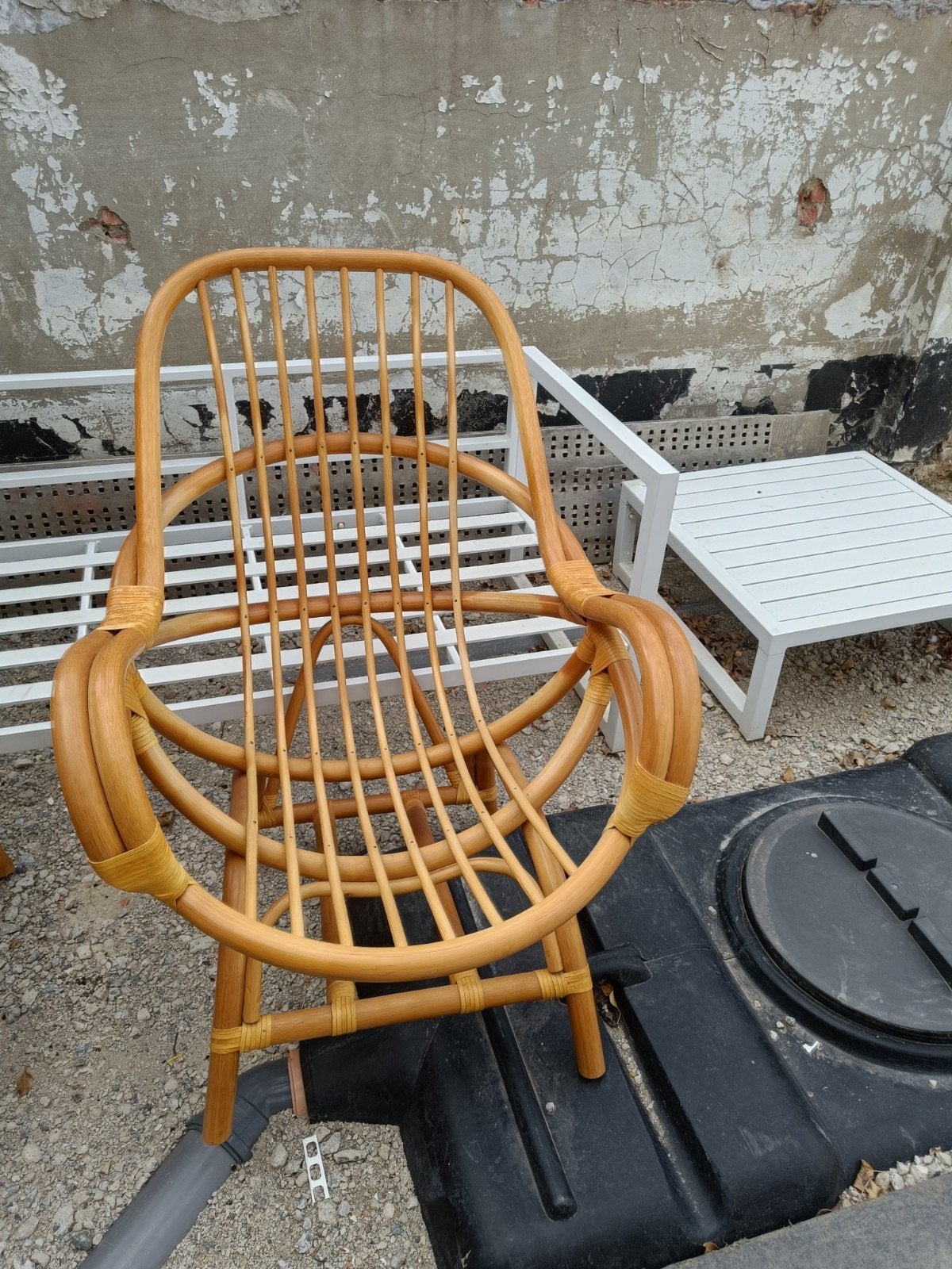 rotan fauteuil 2 stuks, Ophalen, Rotan