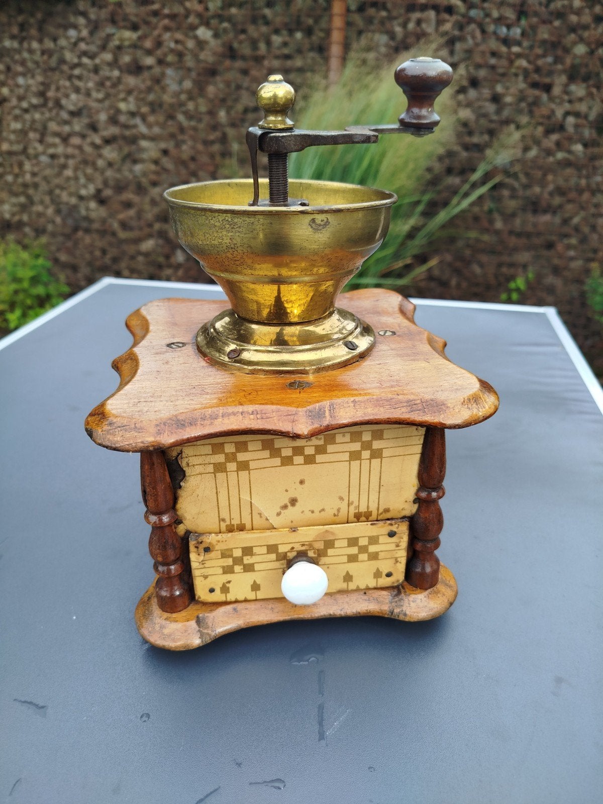 antieke koffiemolen, Antiek en Kunst, Ophalen of Verzenden