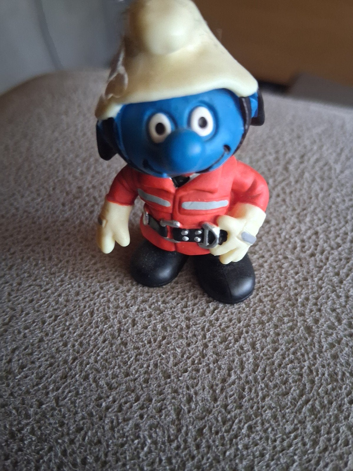 Brandweerman smurf Schleich 1999, Ophalen of Verzenden
