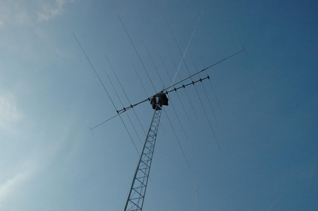Optibeam, Ophalen, Gebruikt, Antenne