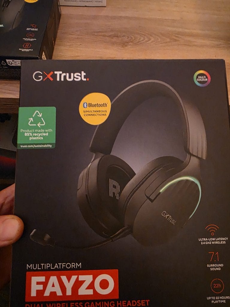 Trust GXT Fayzo draadloze gaming headset, Ophalen, Nieuw, Trust, Over-ear