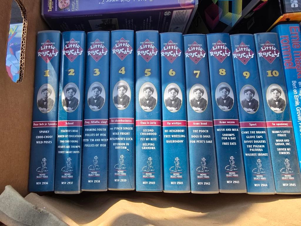 The Original Little Rascals VHS Collectie (10 banden), Ophalen