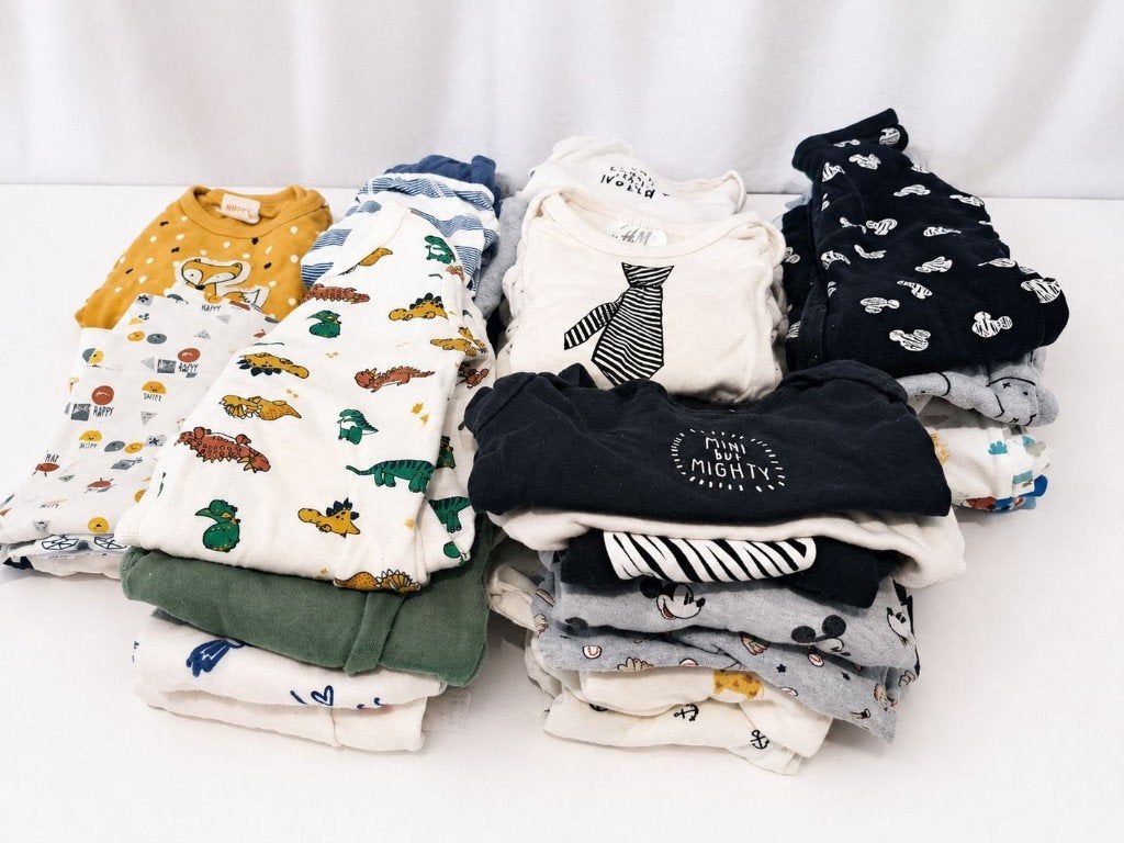 Babykleding maat 62 – 32 stuks – jongen – goede staat, Ophalen, Gebruikt, Overige maten
