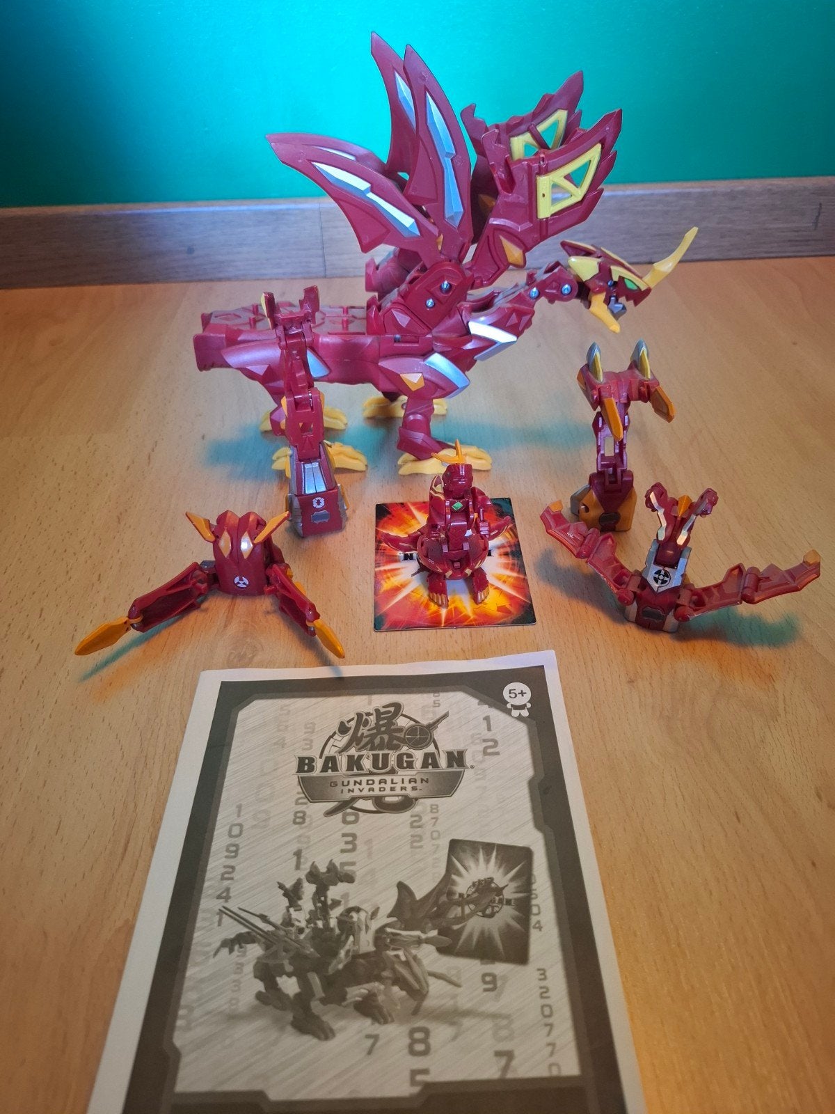 Bakugan Dragonoid Colossus, Collections, Enlèvement, Utilisé
