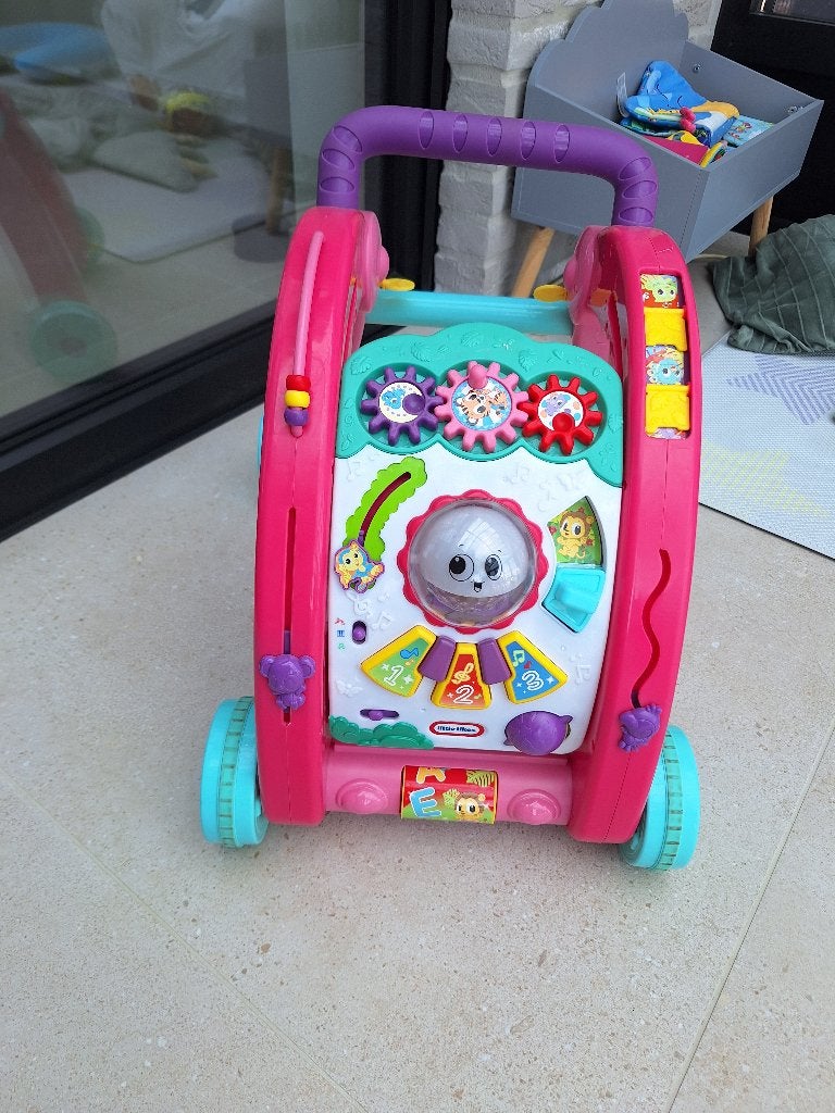 Loopwagen 3-in-1 Little Tikes, Ophalen, Zo goed als nieuw, Met licht