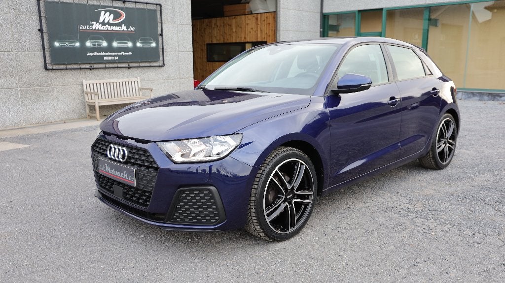 Audi A1 1,0TFSI 2023 GPS-Cruise-PDC-Android-Apple-Laneassist, A1, Blauw, 124 g/km, Bedrijf