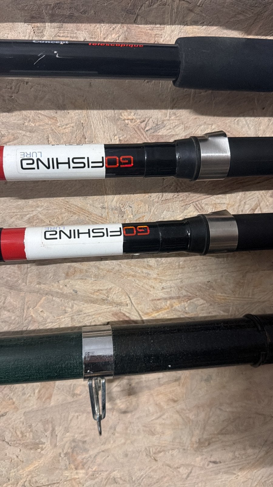Cane a peche, Enlèvement, Comme neuf, Moulinet