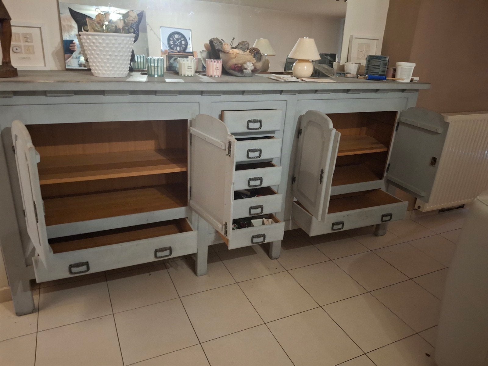 kast, 200 cm ou plus, Antique, Enlèvement, Utilisé